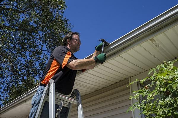 we can provide you with a detailed estimate for the gutter repair based on the extent of the damage and the necessary repairs